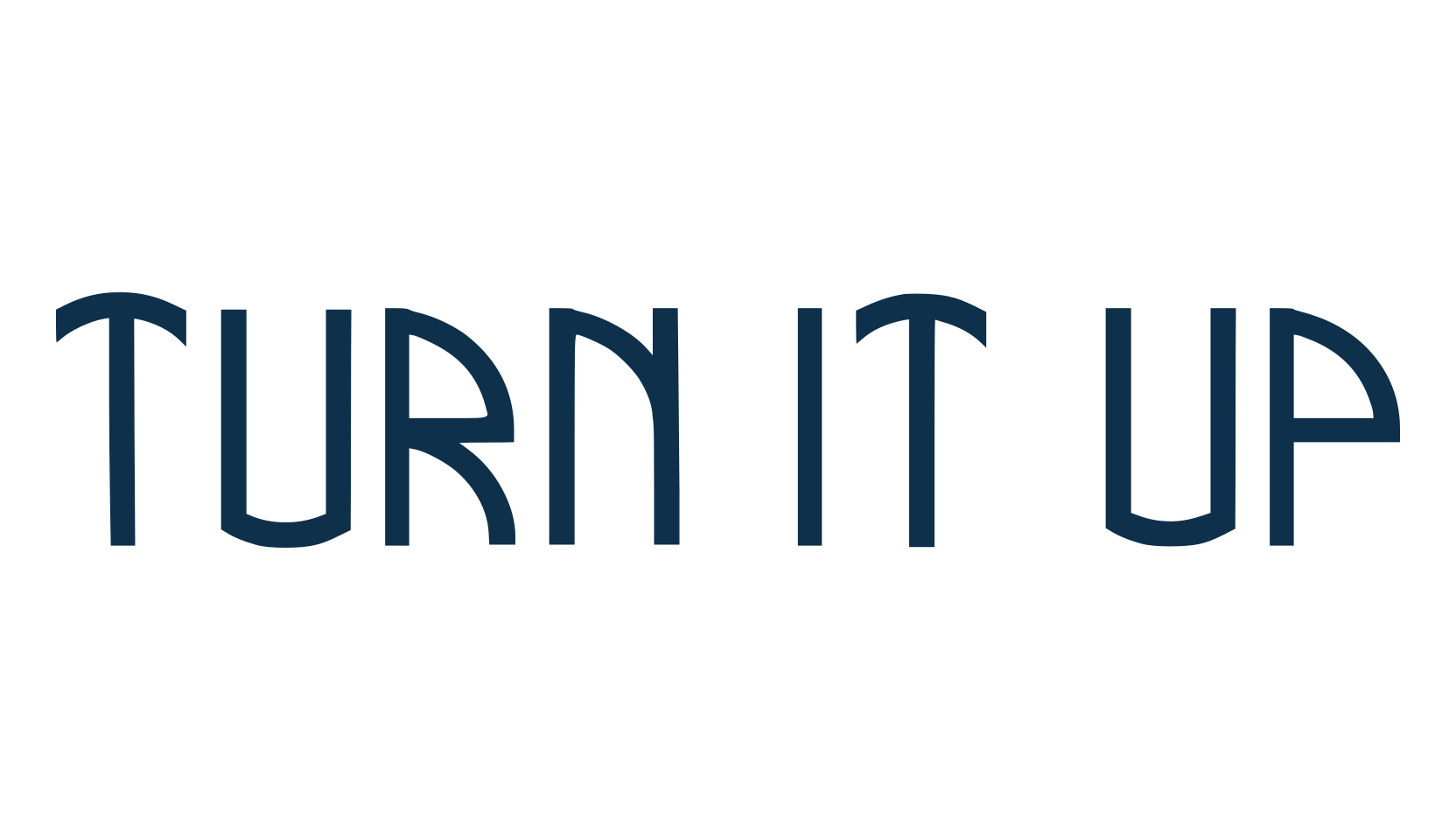 Turn It Up, various font preview