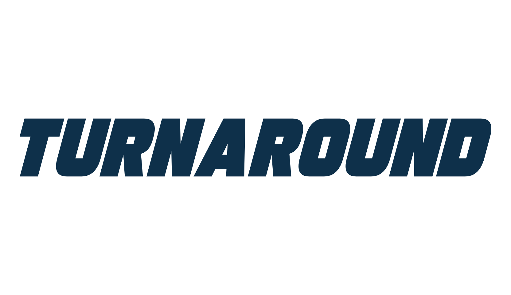 Turnaround, sans serif font preview
