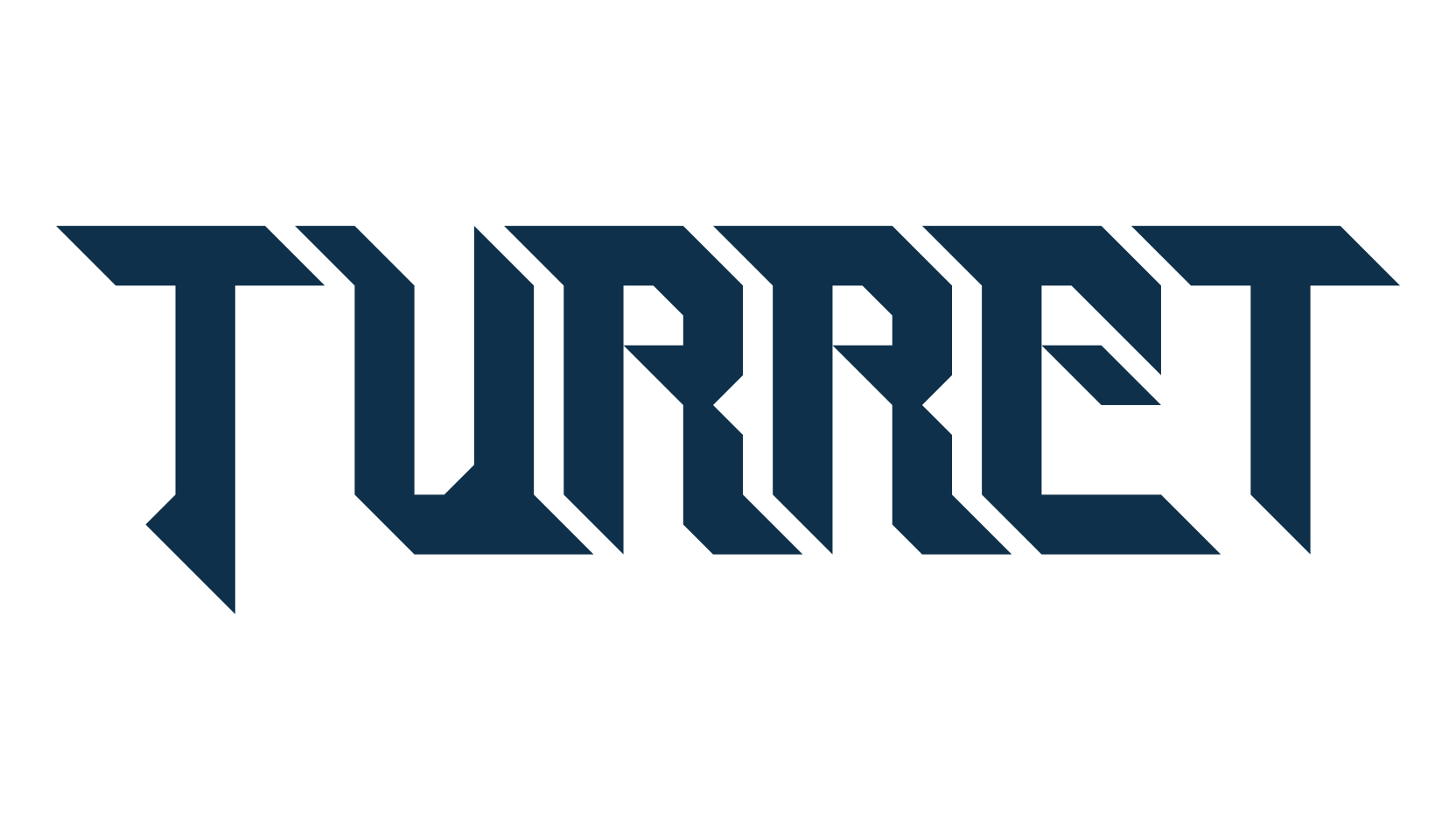 Turret, sci-fi font preview