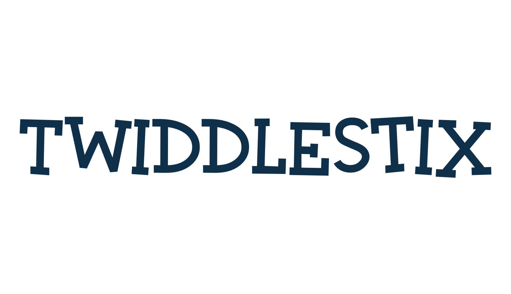 Twiddlestix, fancy cartoon decorative font preview