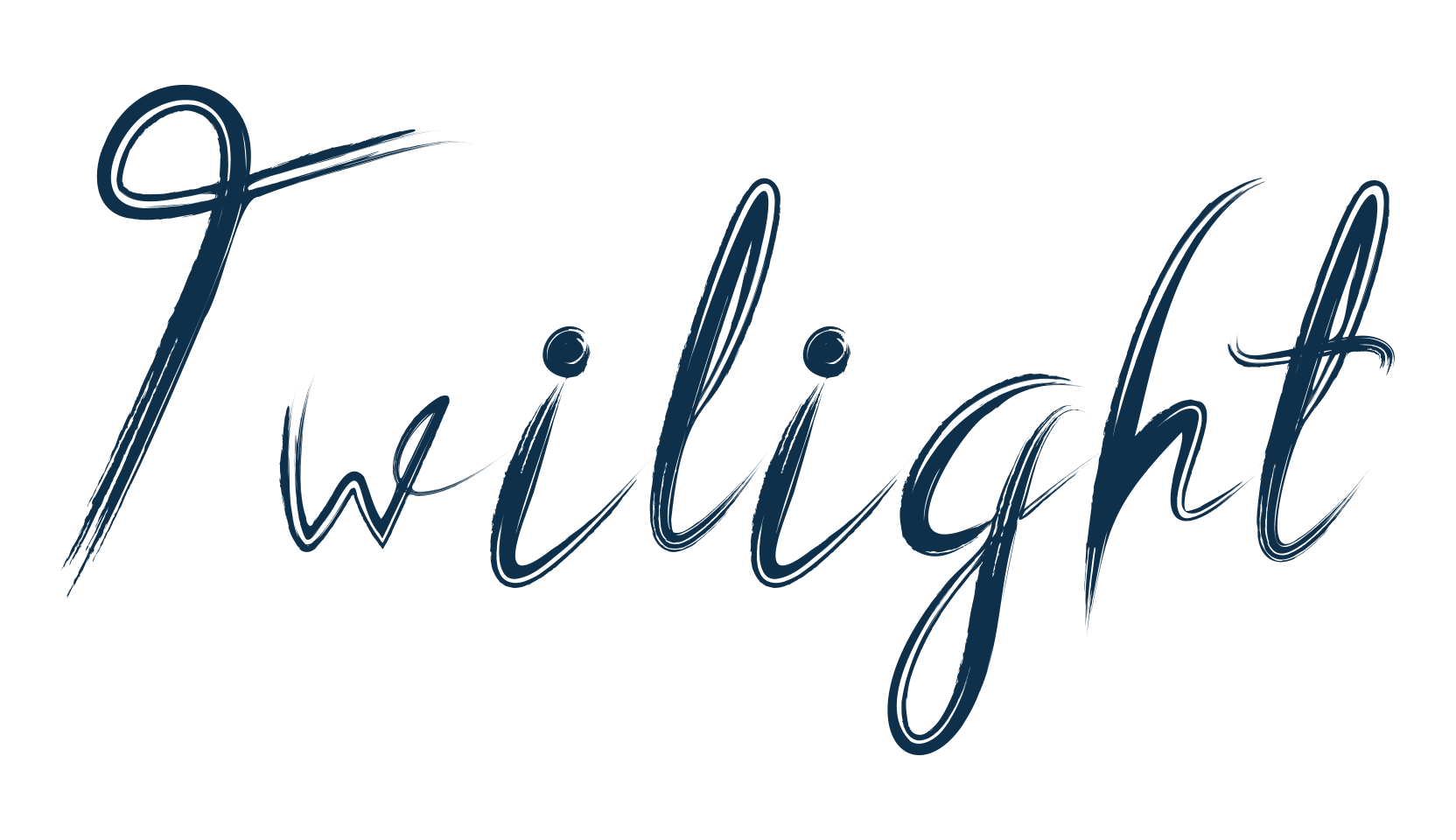 Twilight (twilight-4), script brush fancy decorative calligraphy font preview