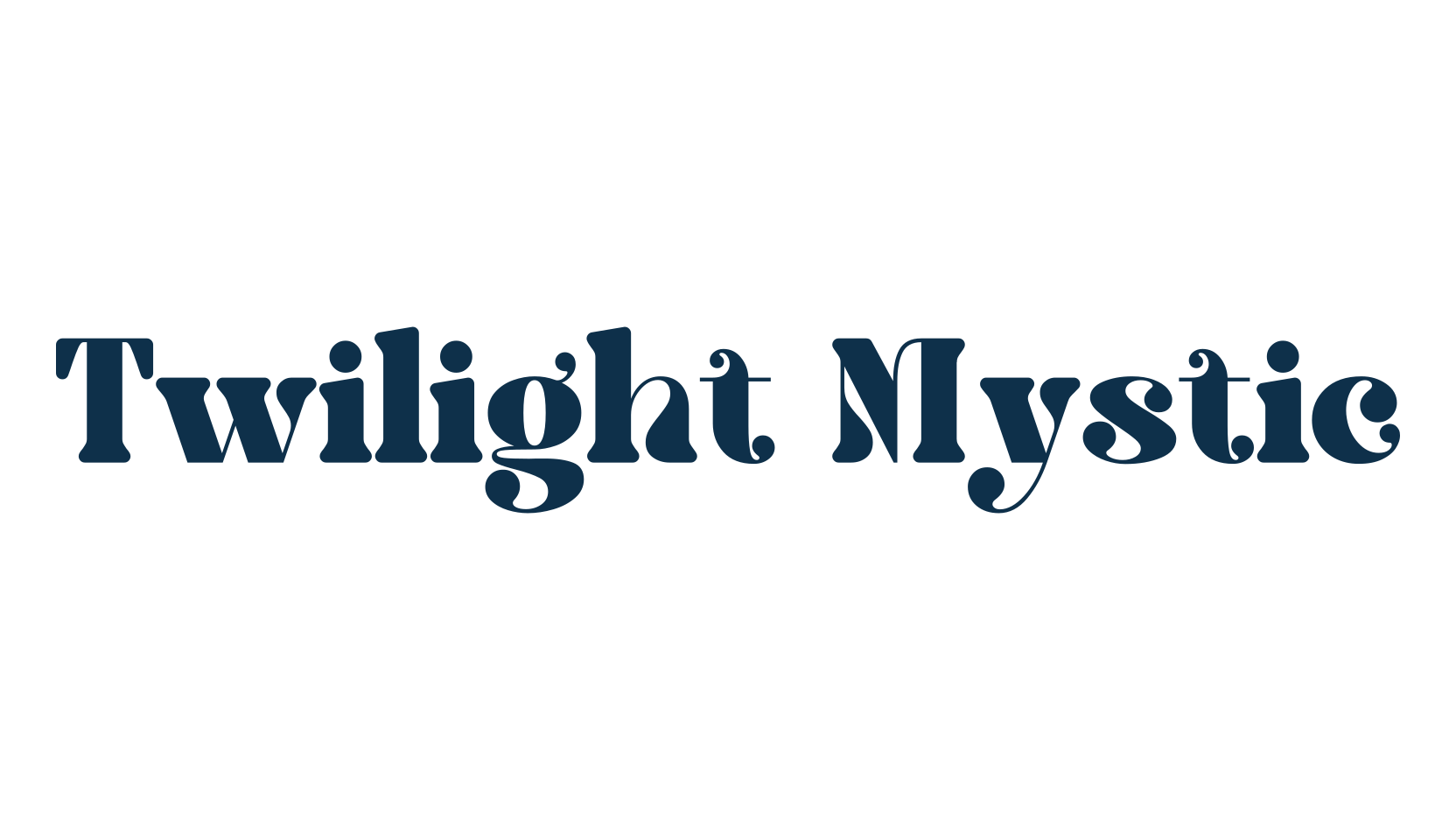 Twilight Mystic, basic serif font preview