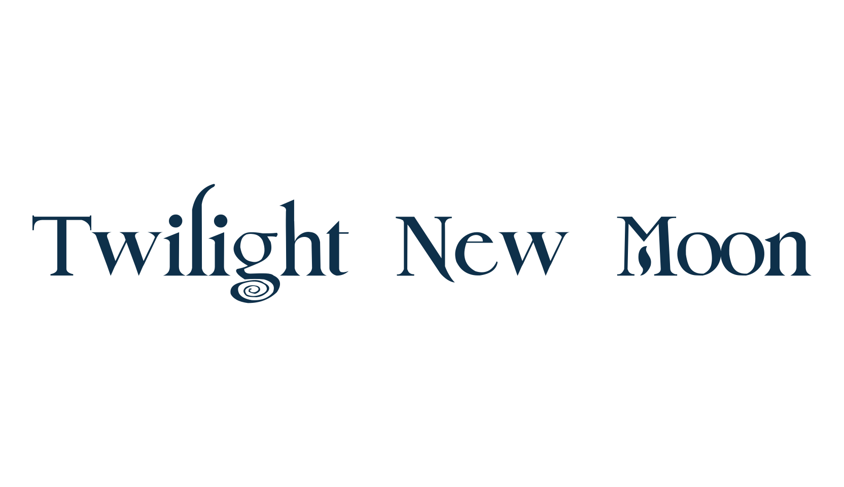 Twilight New Moon, various font preview
