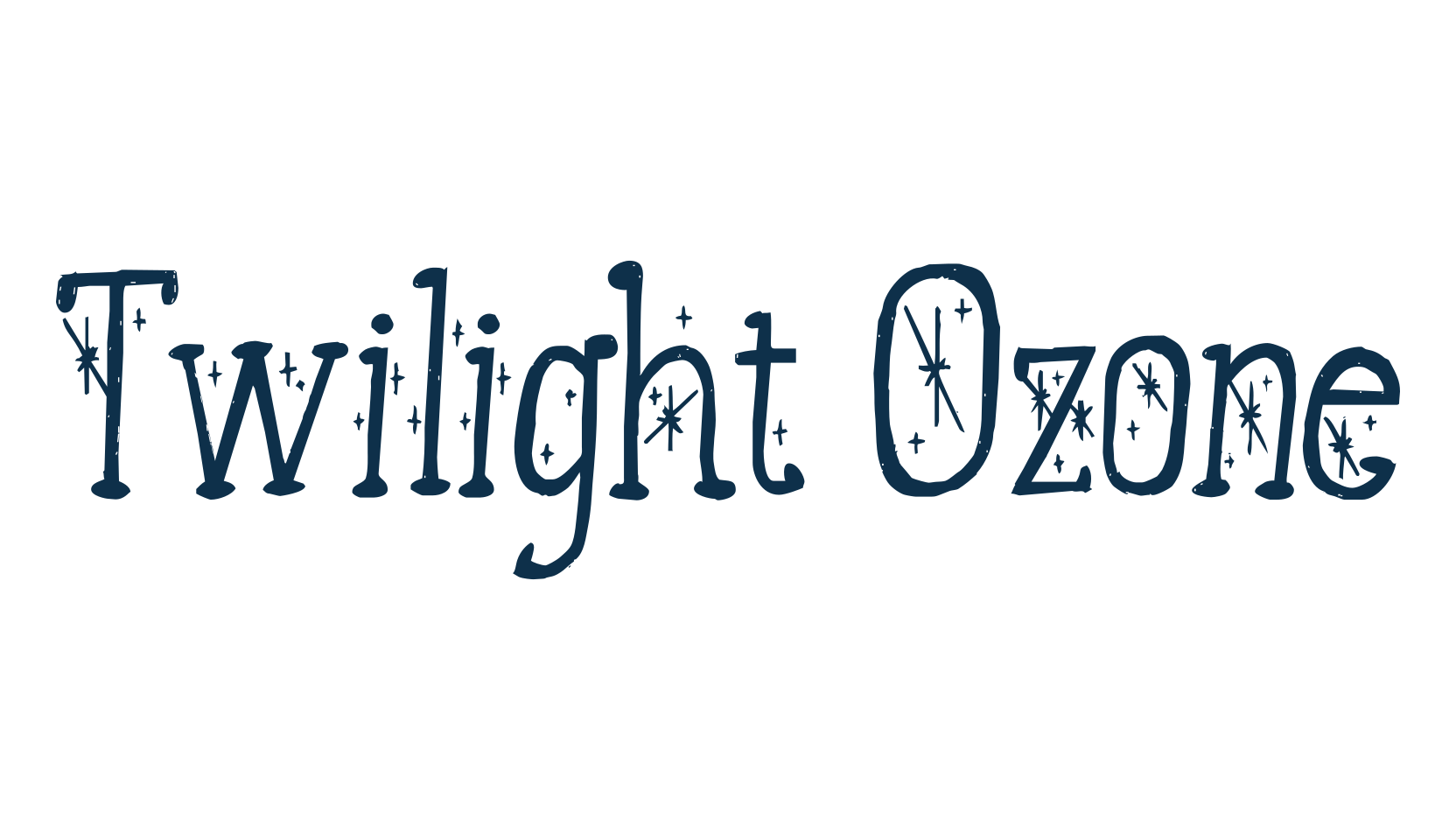 Twilight Ozone, fancy decorative font preview