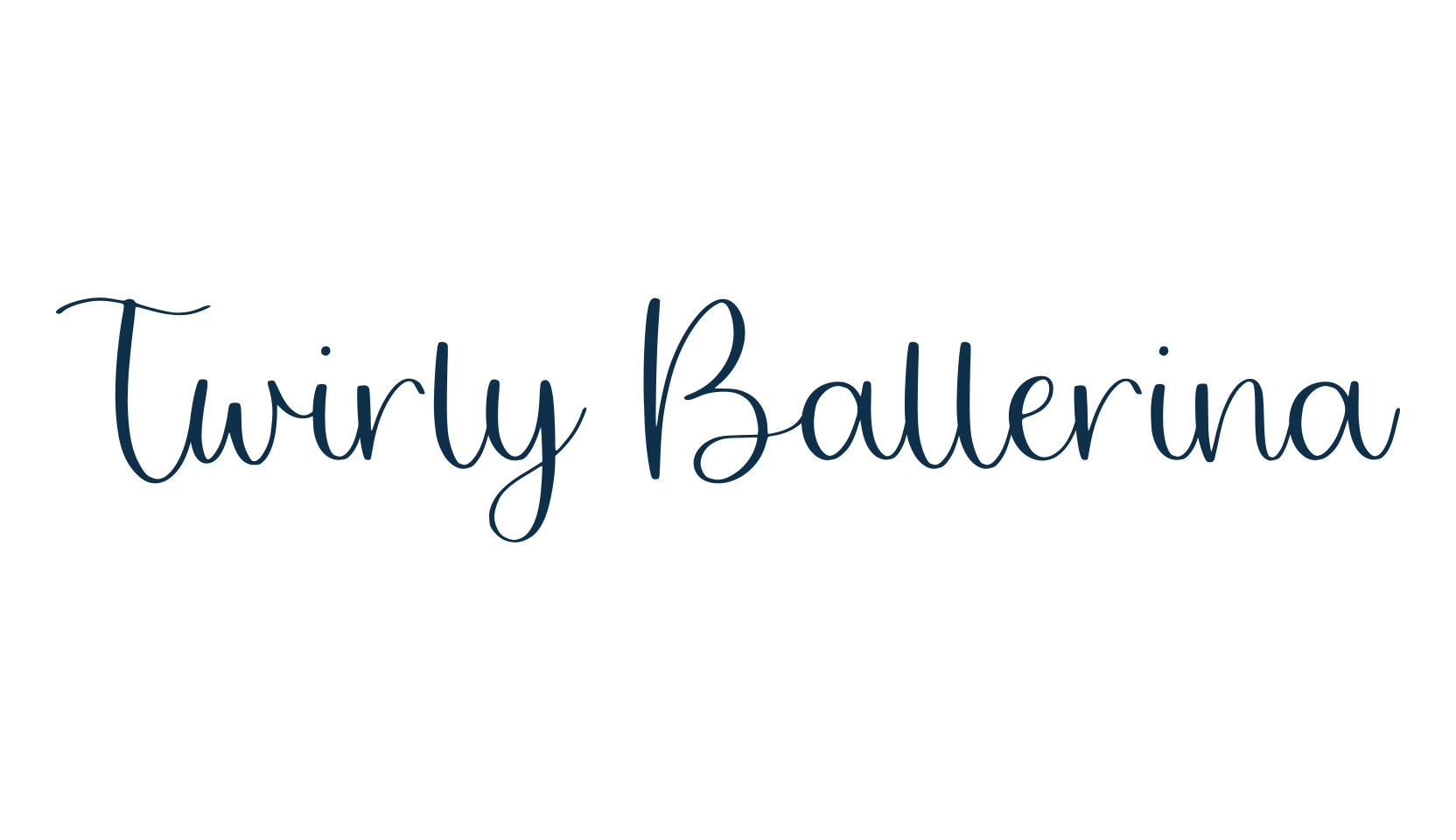 Twirly Ballerina, script calligraphy fancy decorative font preview