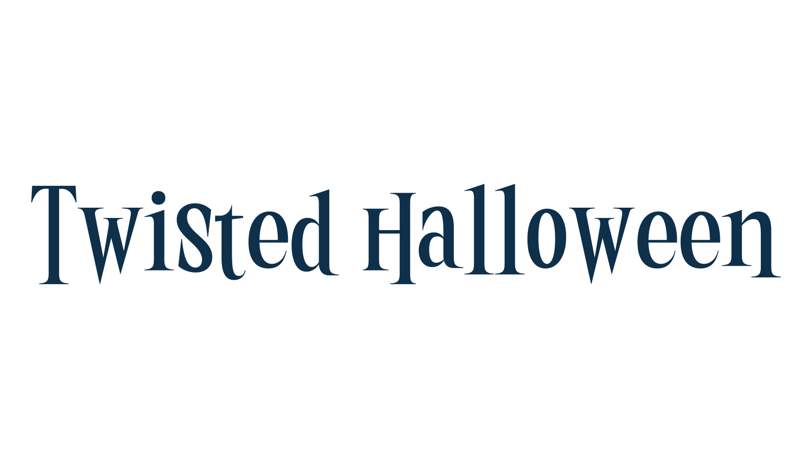 Twisted Halloween, display market font preview
