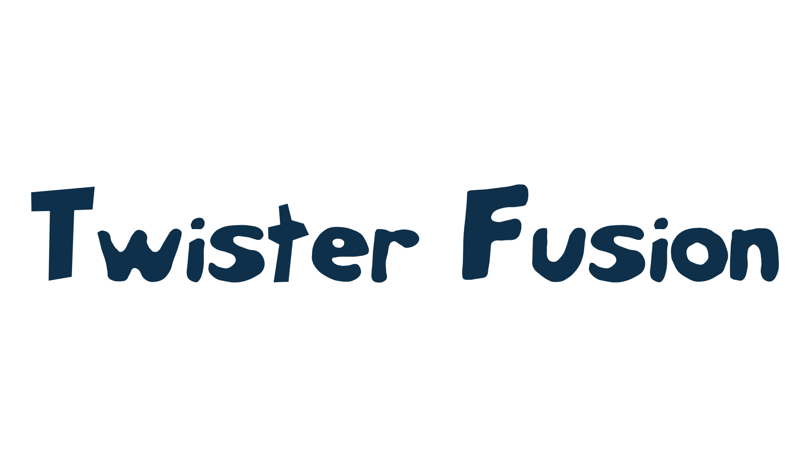 Twister Fusion, fancy cartoon decorative comic font preview