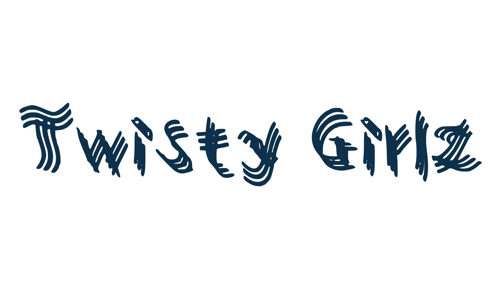 Twisty Girlz, various font preview