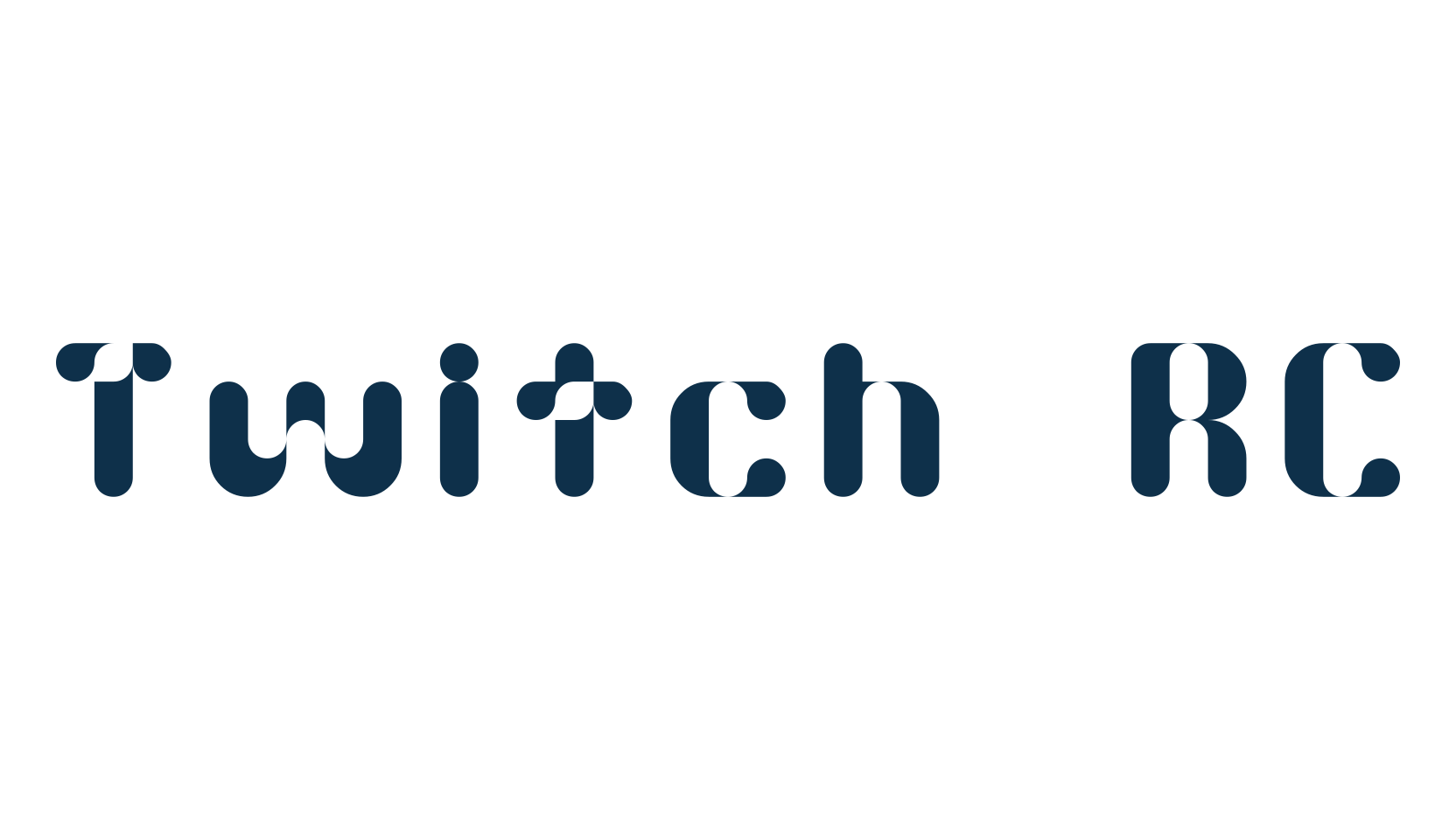 Twitch RC, fancy groovy decorative font preview