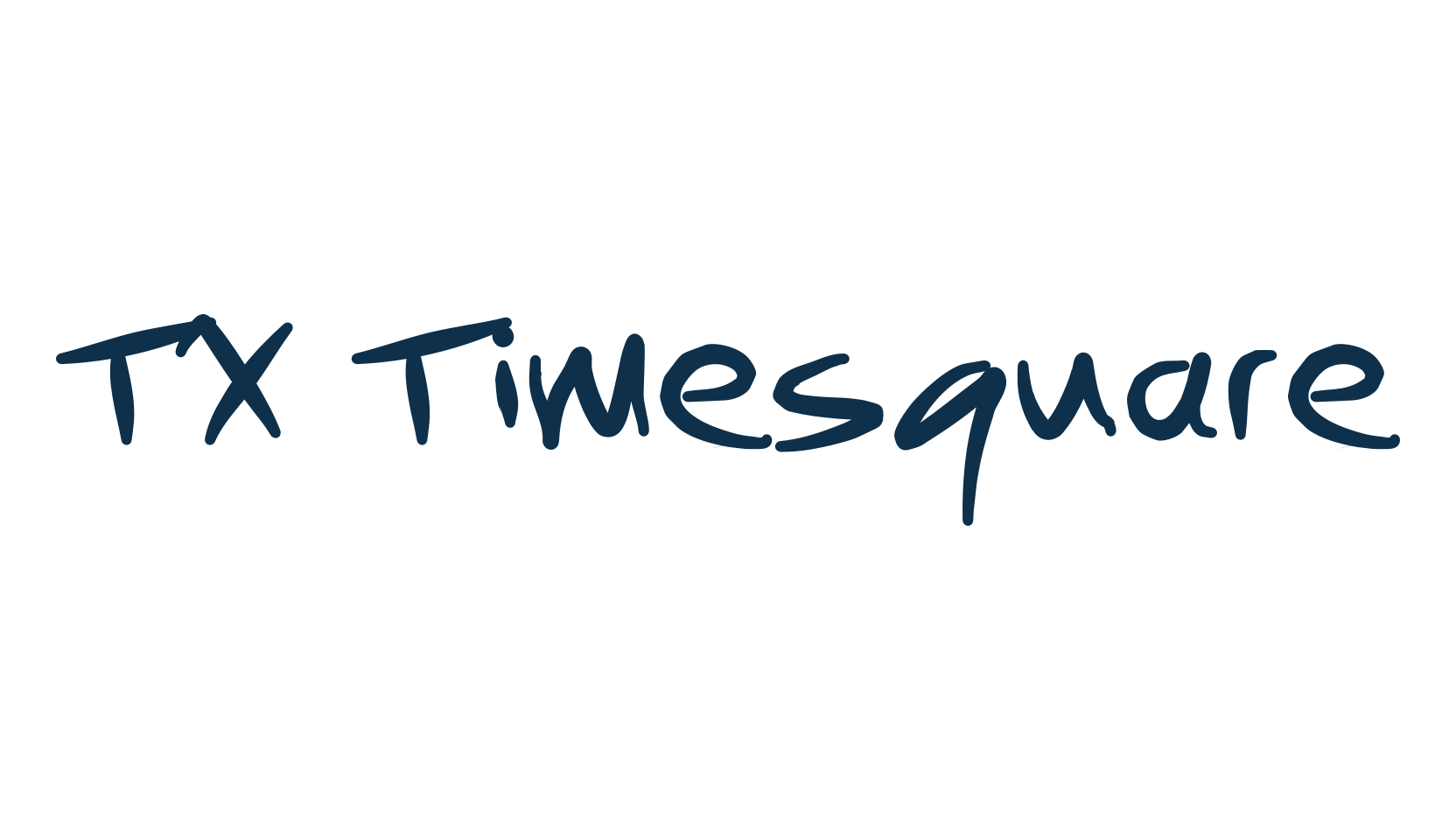 TX Timesquare, handwriting font preview