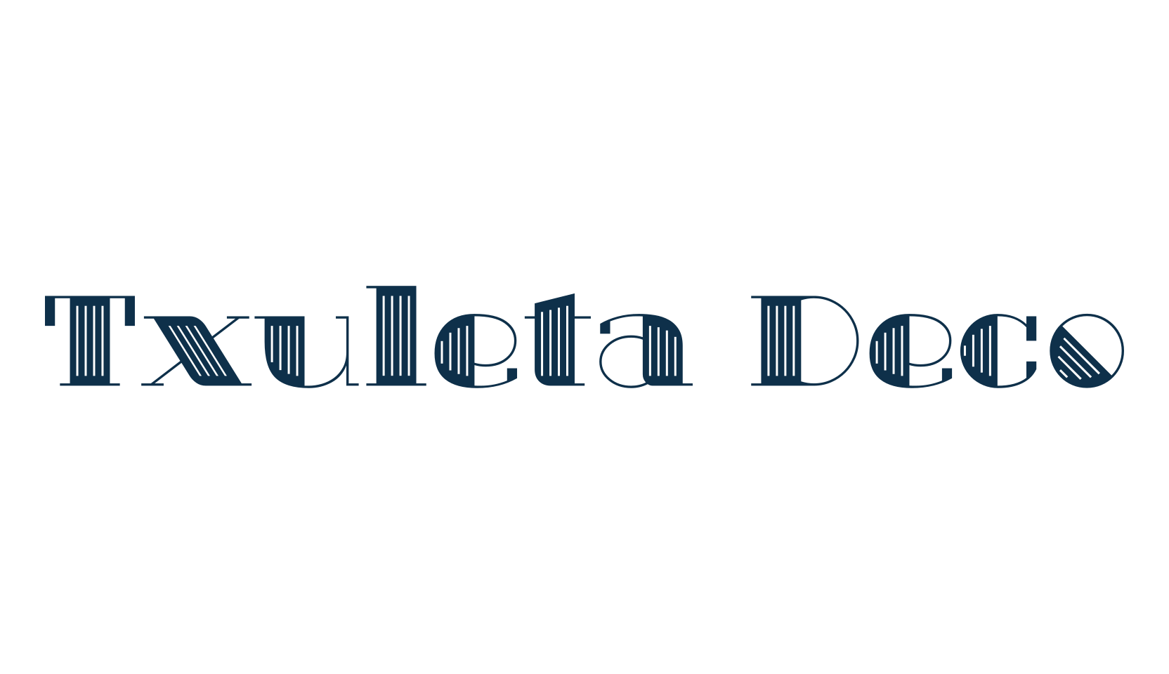 Txuleta Deco, retro font preview