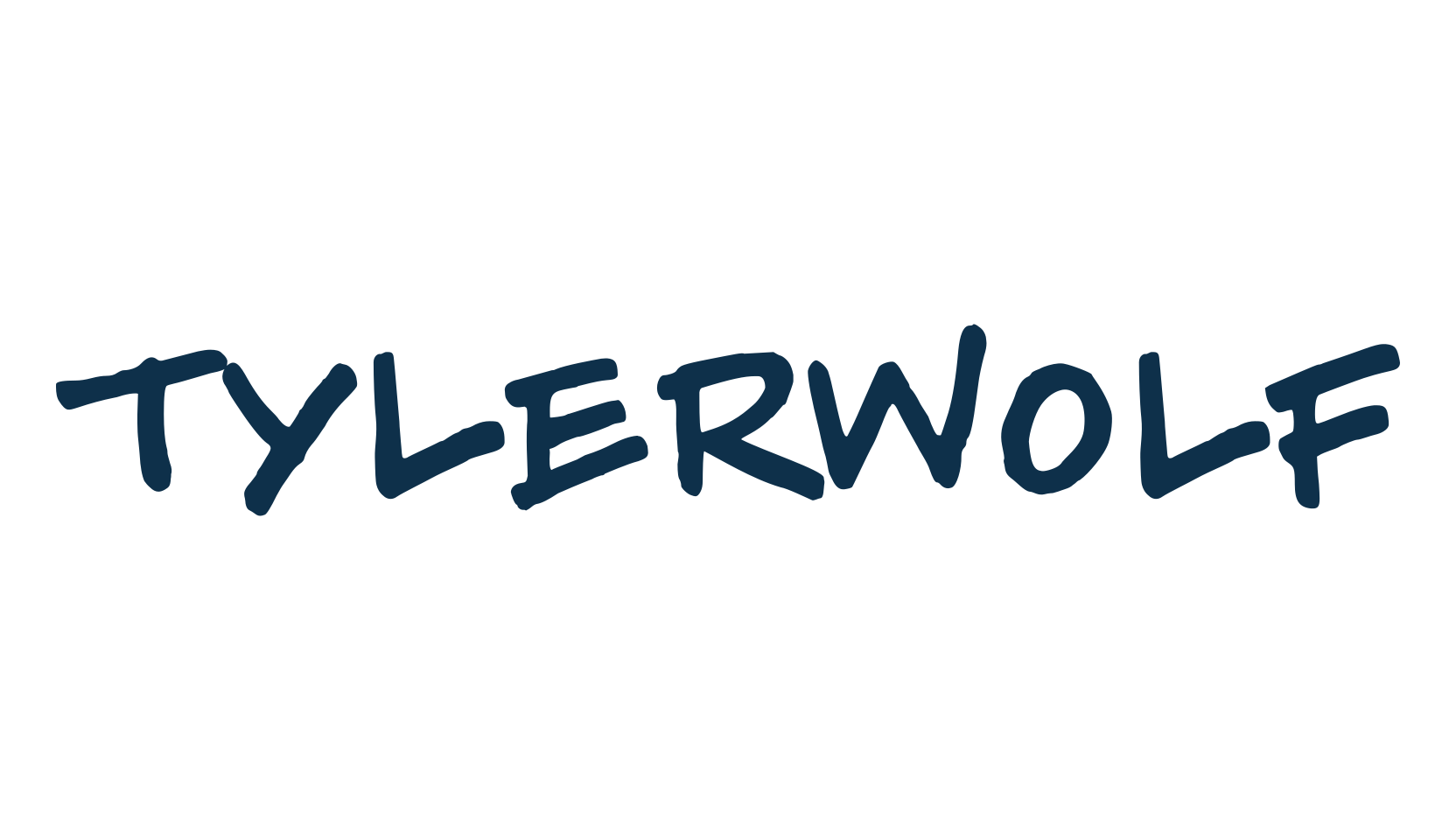 Tylerwolf, handwriting font preview