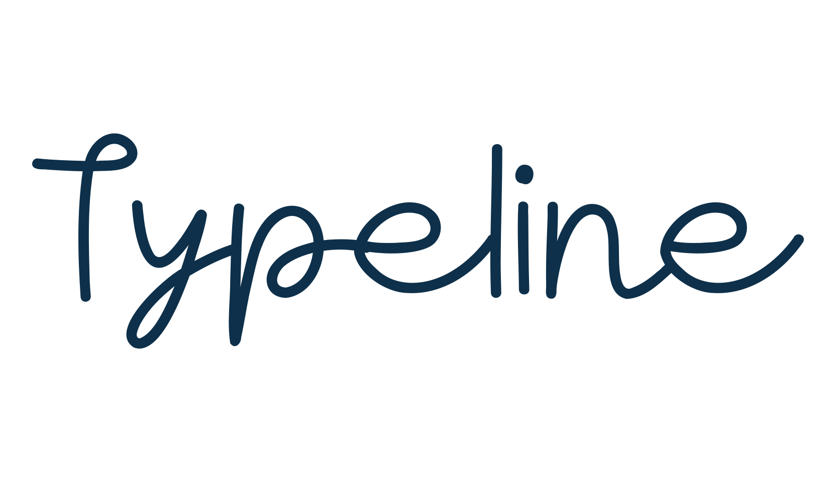 Typeline, script handwritten fancy decorative calligraphy font preview
