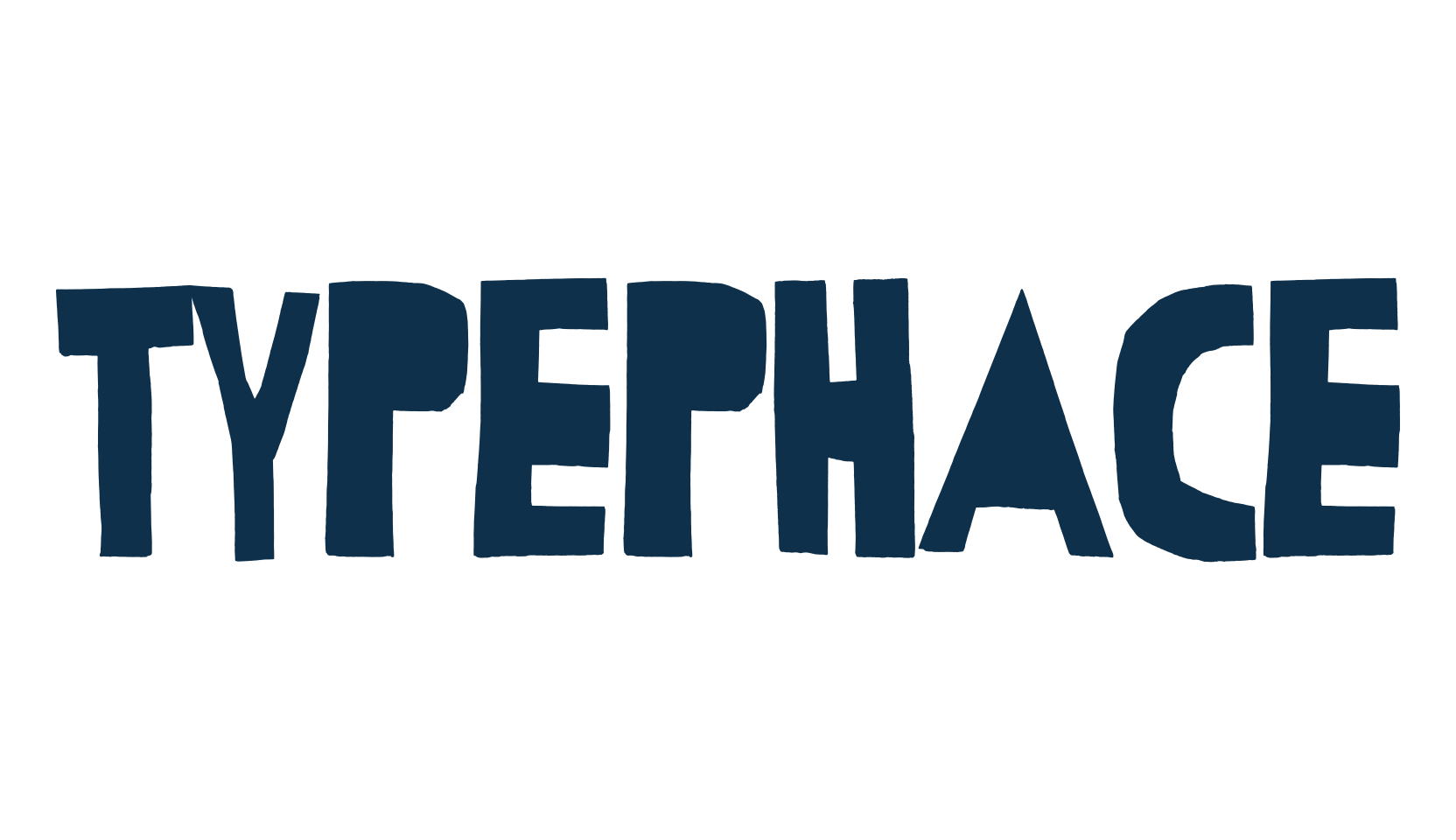Typephace, fancy cartoon decorative font preview