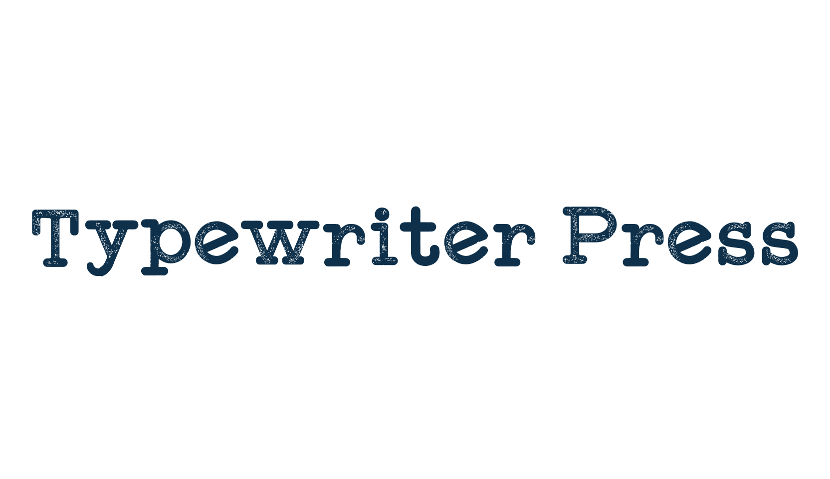 Typewriter Press, fancy typewriter decorative font preview