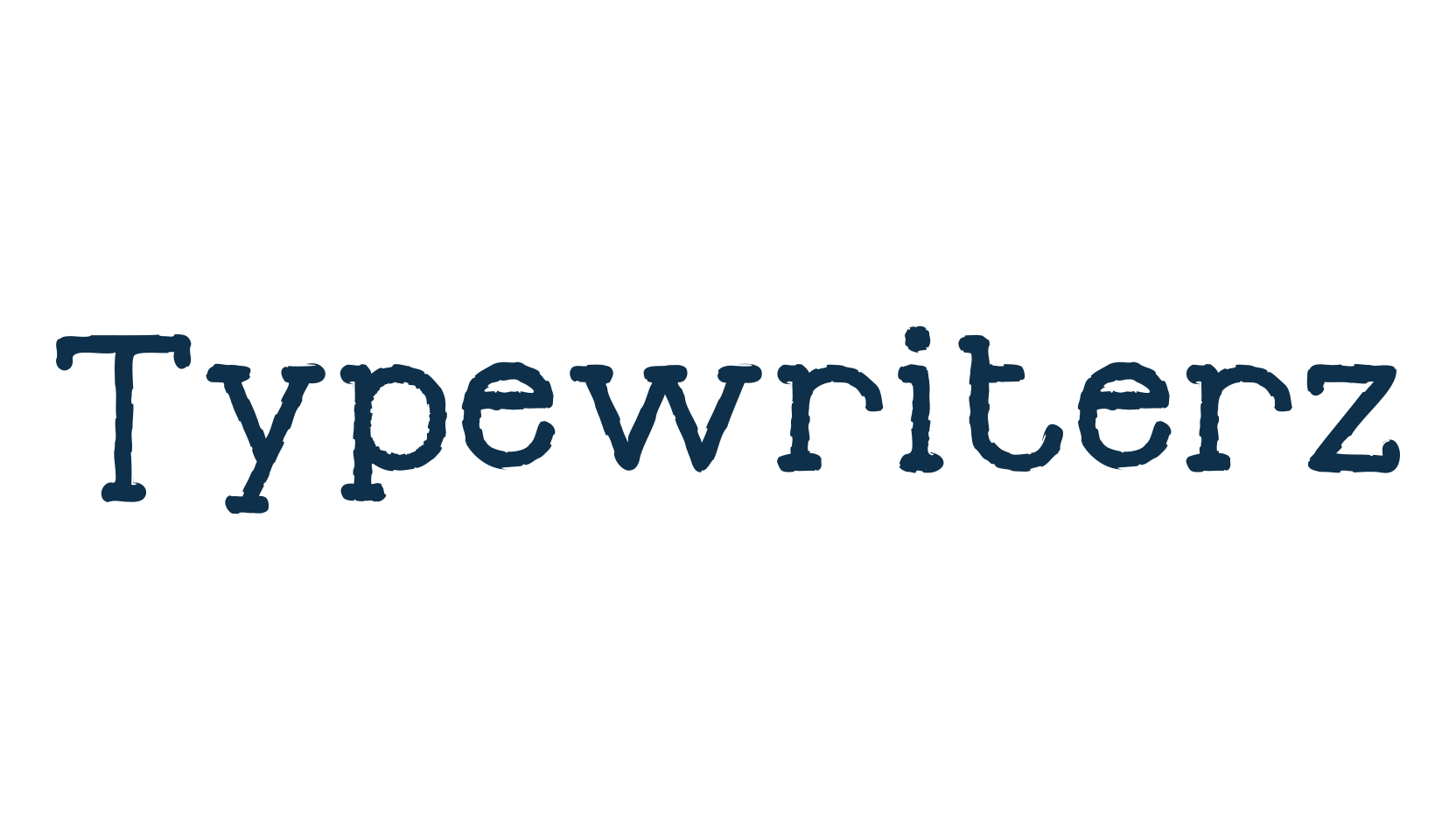 Typewriterz, typewriter font preview