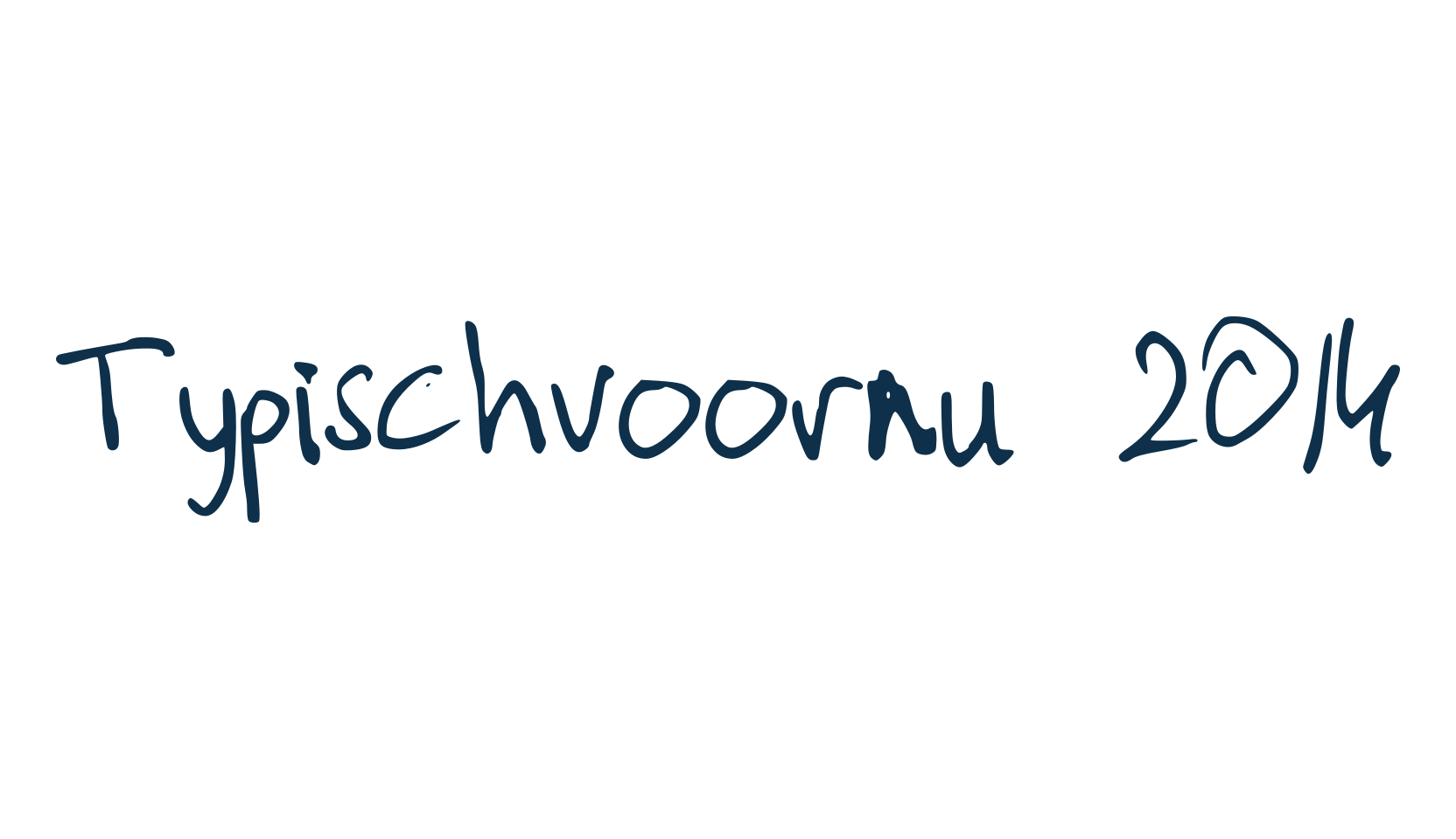 Typischvoornu 2014, script handwritten fancy decorative calligraphy font preview