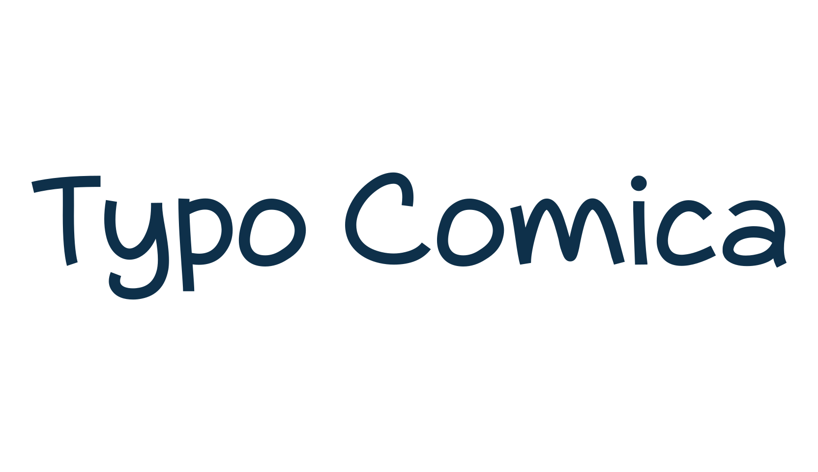 Typo Comica, fancy cartoon decorative comic font preview