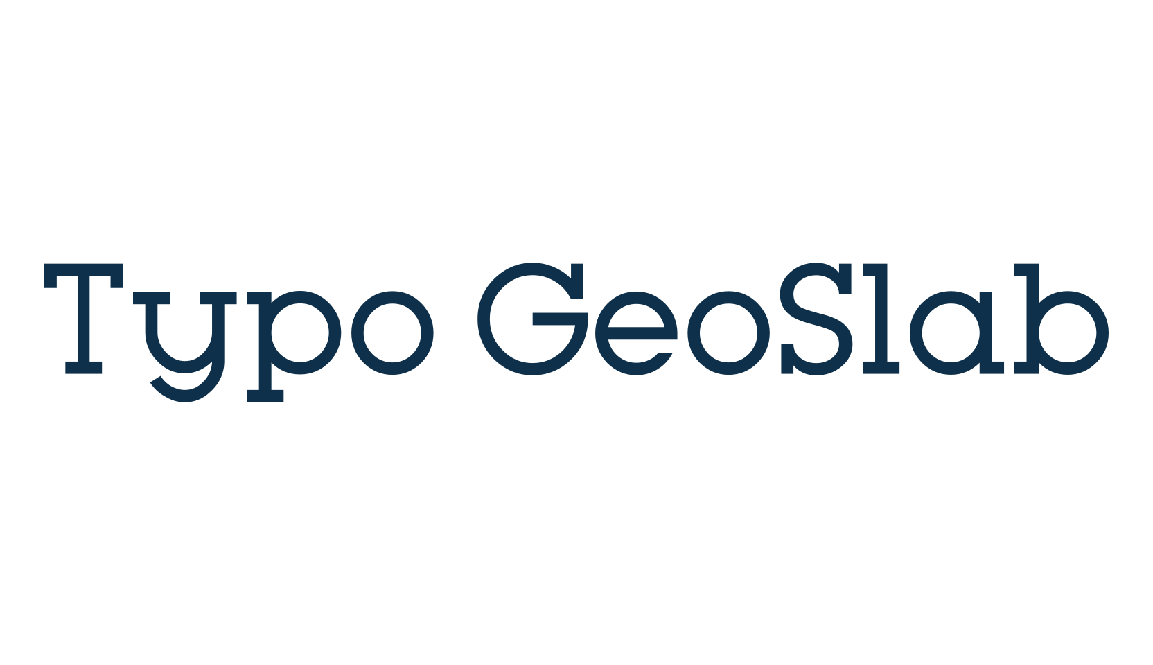 Typo GeoSlab, serif font preview
