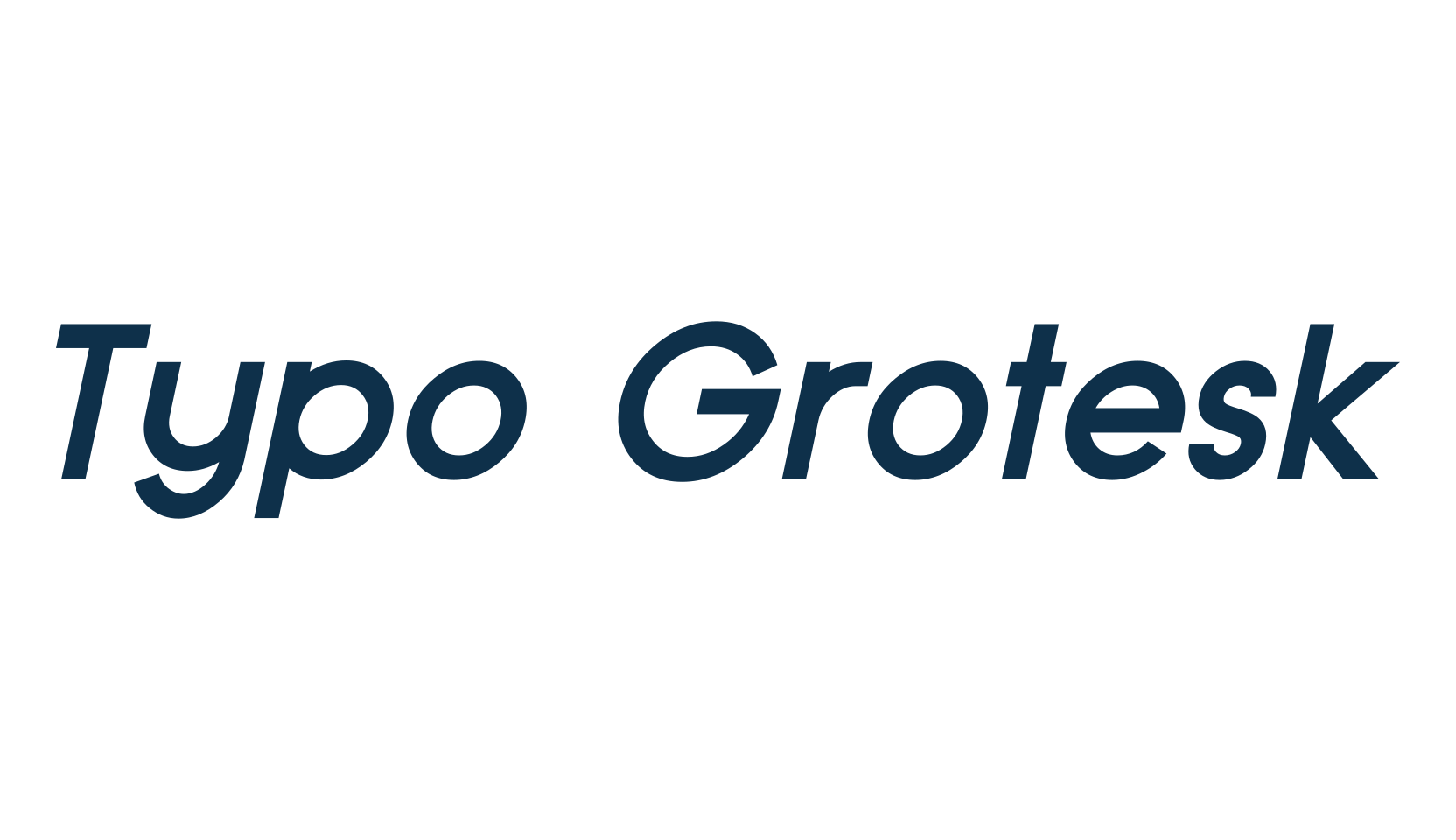 Typo Grotesk, basic sans serif font preview