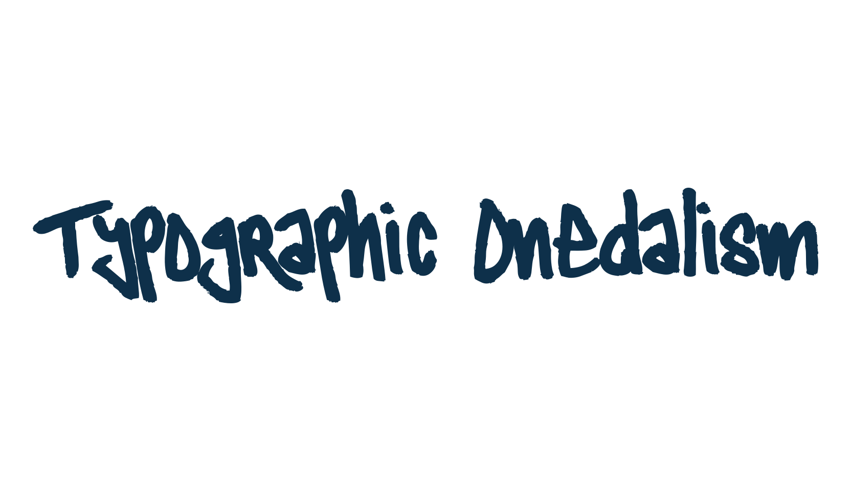 Typographic Onedalism, script graffiti fancy decorative calligraphy font preview
