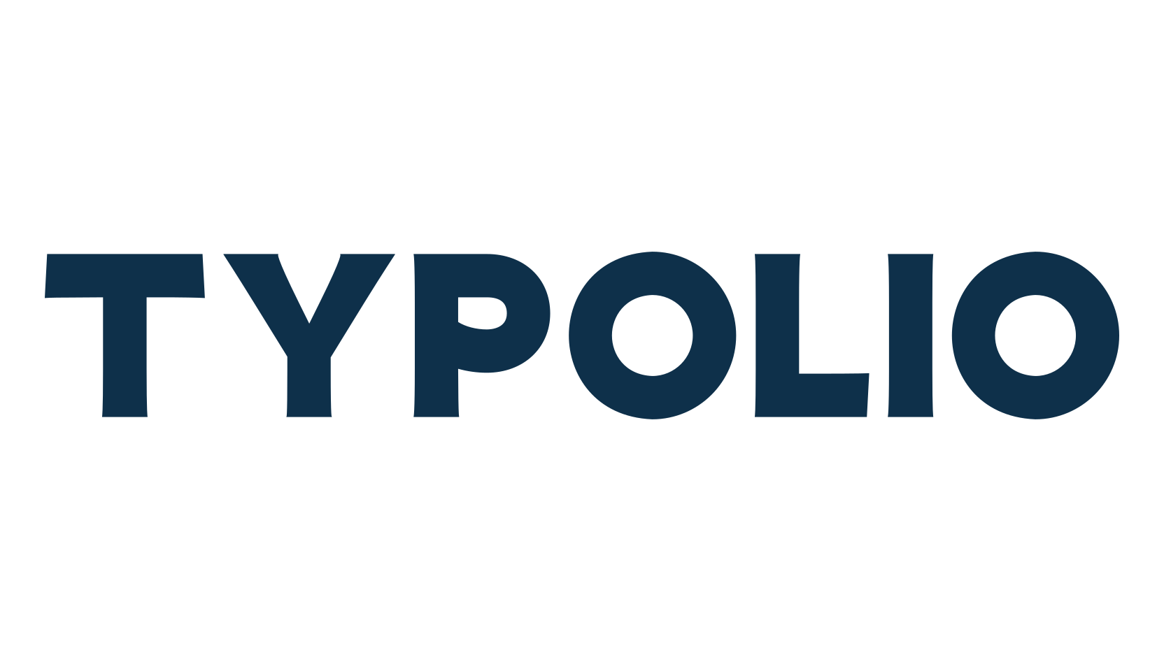 Typolio, sans serif font preview