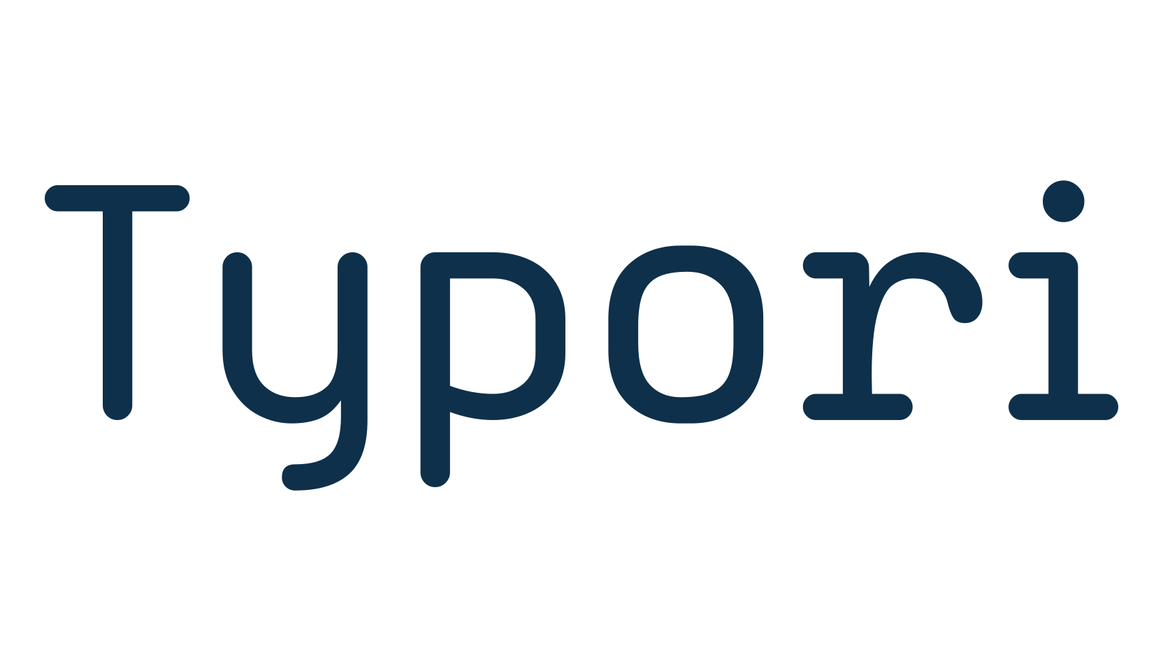 Typori, fixed width font preview