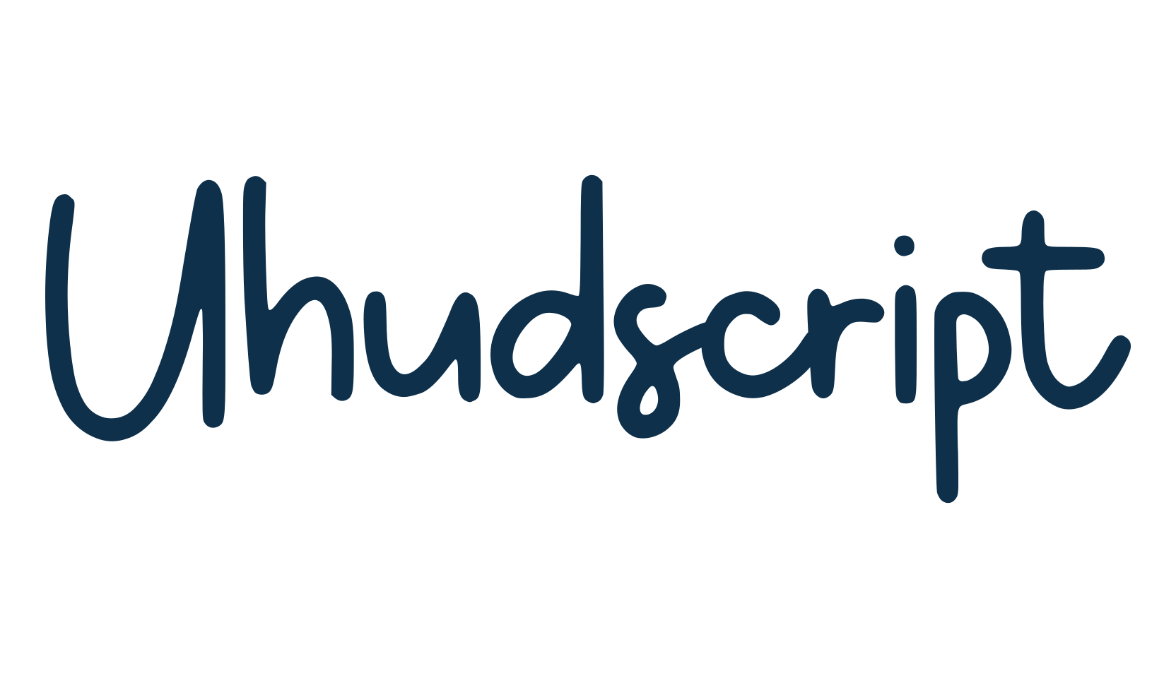 Uhudscript, handwriting font preview