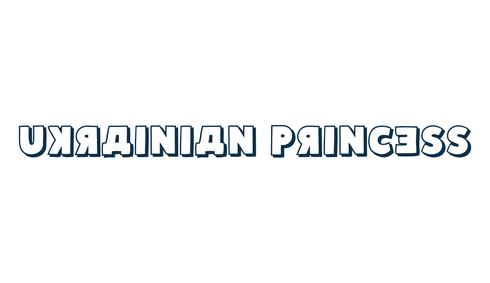 Ukrainian Princess, russian font preview