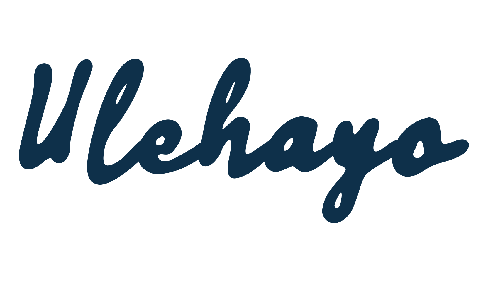 Ulehayo, handwriting font preview