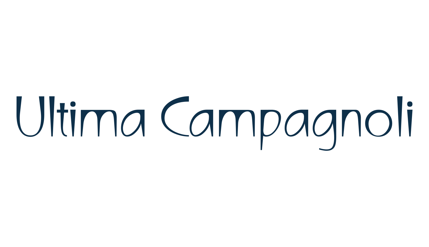 Ultima Campagnoli, fancy various decorative font preview