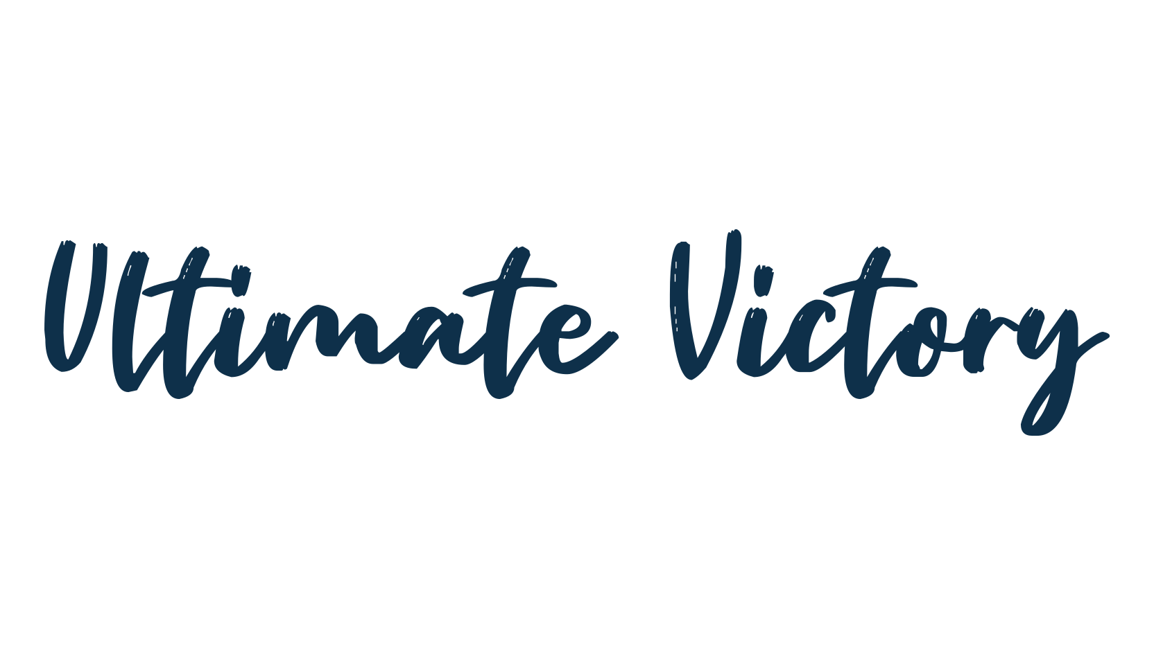 Ultimate Victory, script brush fancy decorative calligraphy font preview