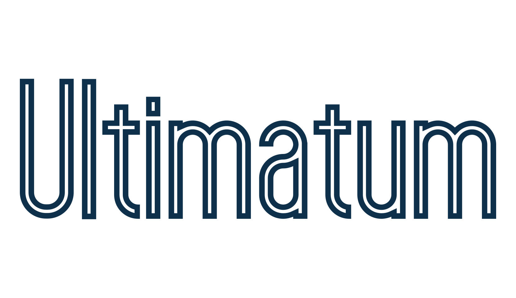 Ultimatum, basic sans serif font preview