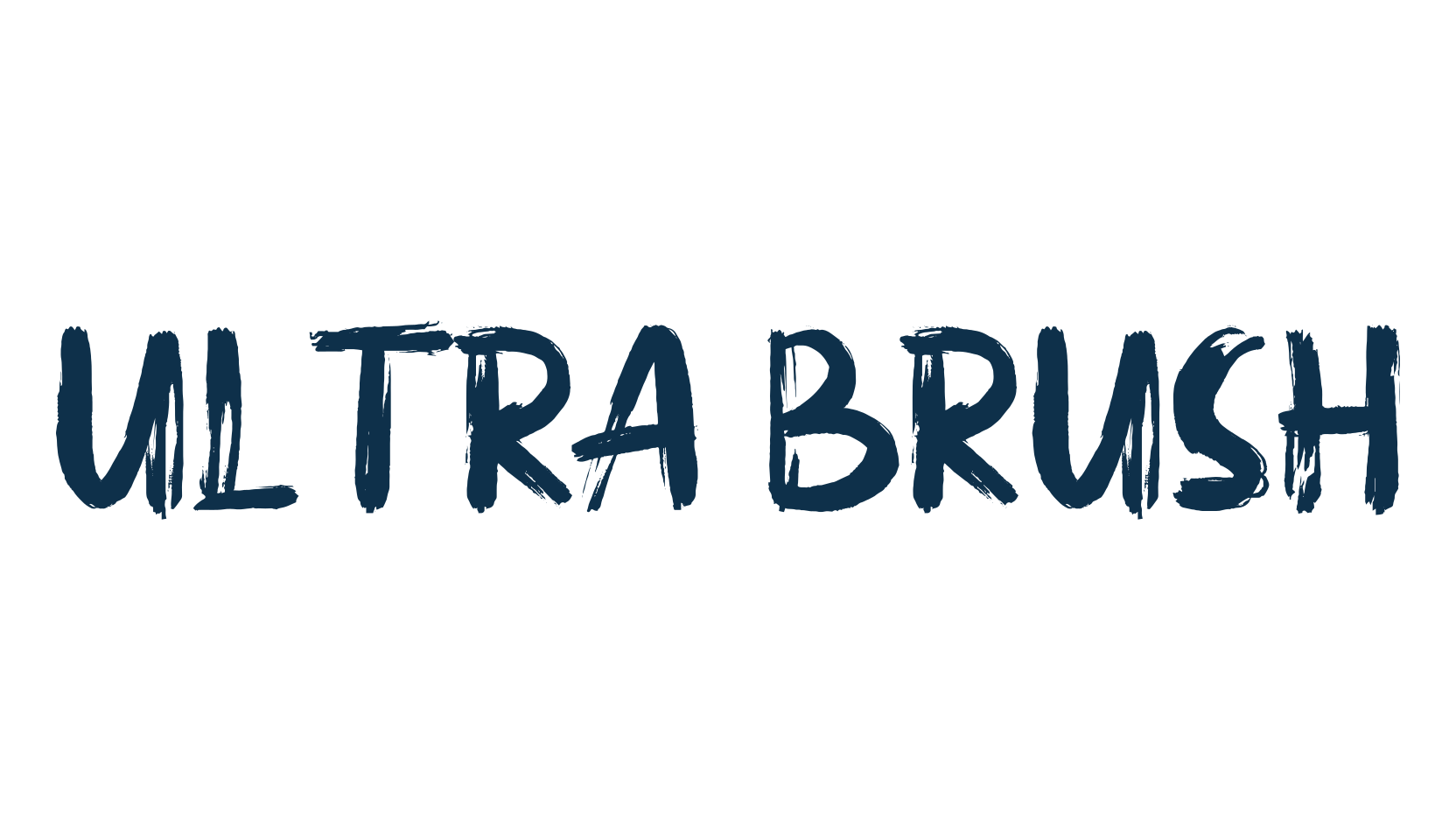 Ultra Brush, script brush fancy decorative calligraphy font preview