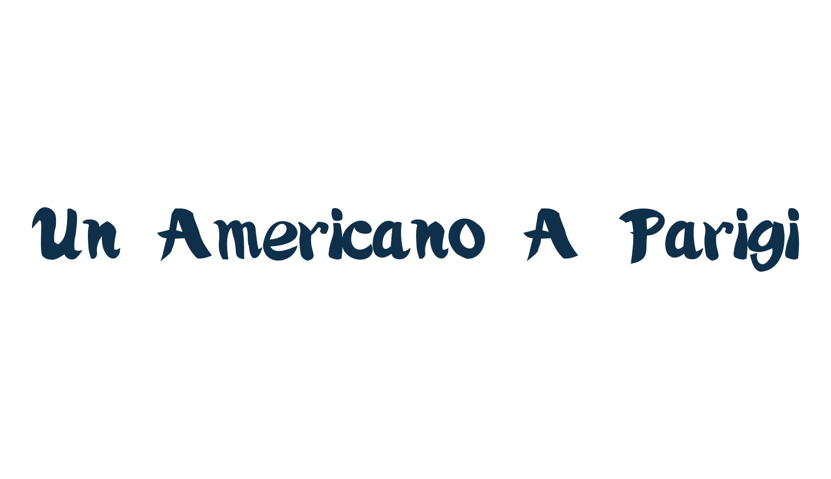 Un Americano A Parigi, fancy various decorative script calligraphy font preview