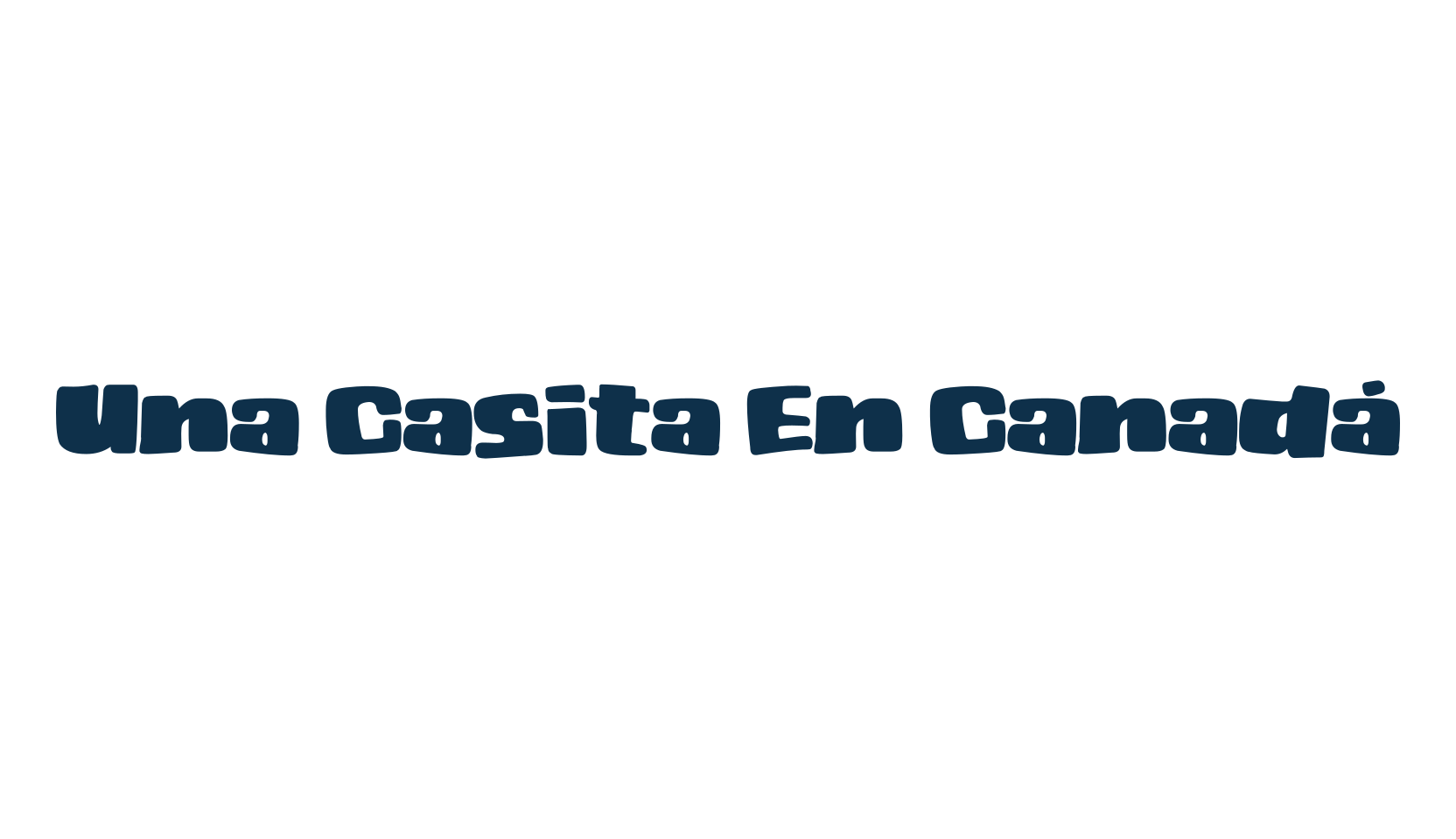Una Casita En Canadá, fancy cartoon decorative font preview