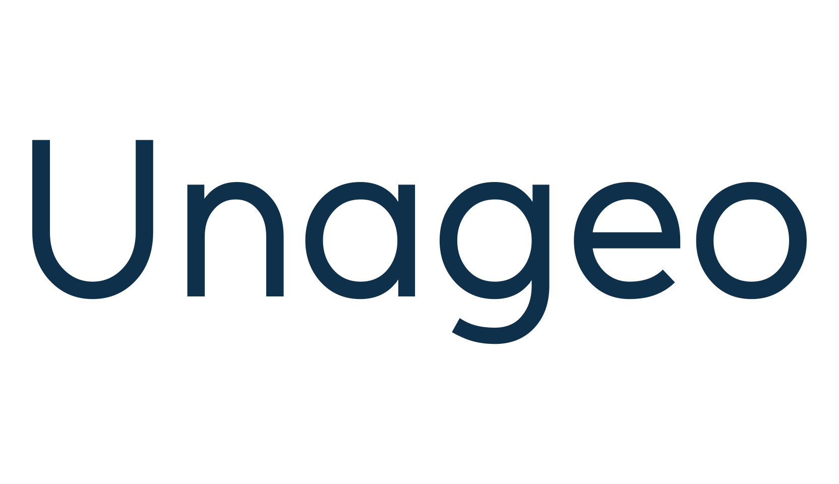 Unageo, basic sans serif font preview