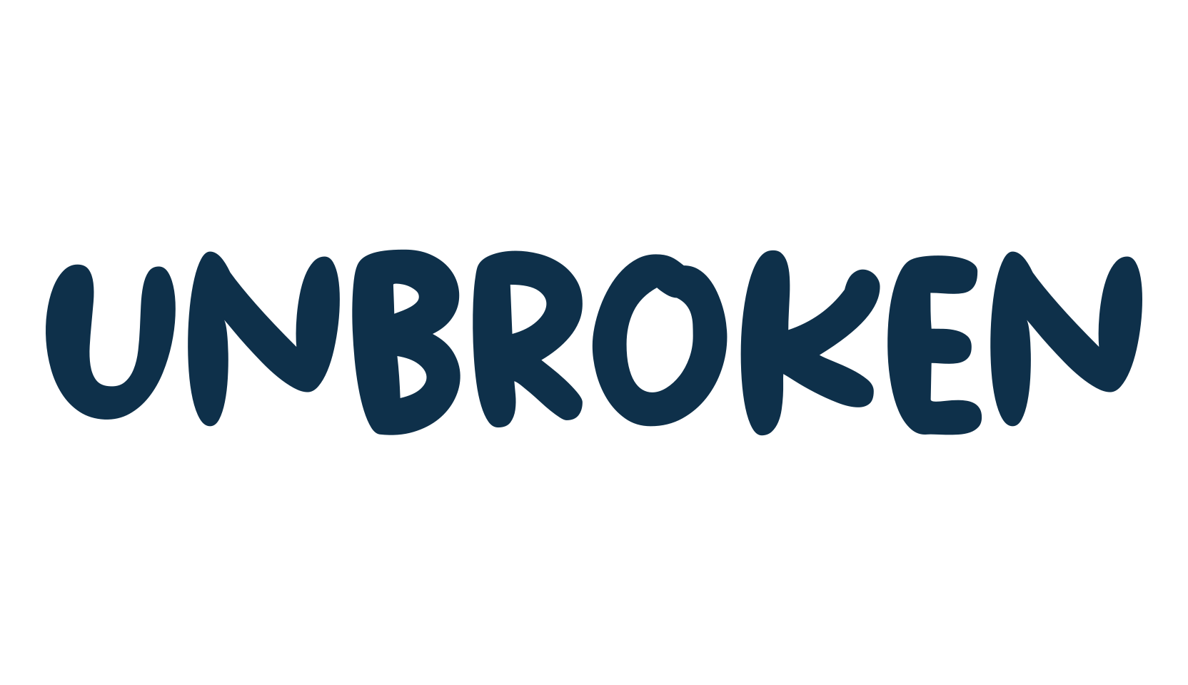 Unbroken, handwriting font preview