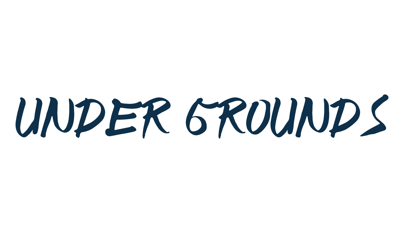 Under Grounds, script brush fancy decorative calligraphy font preview