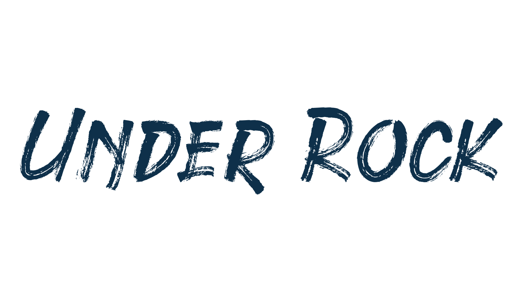 Under Rock, script brush fancy decorative calligraphy font preview