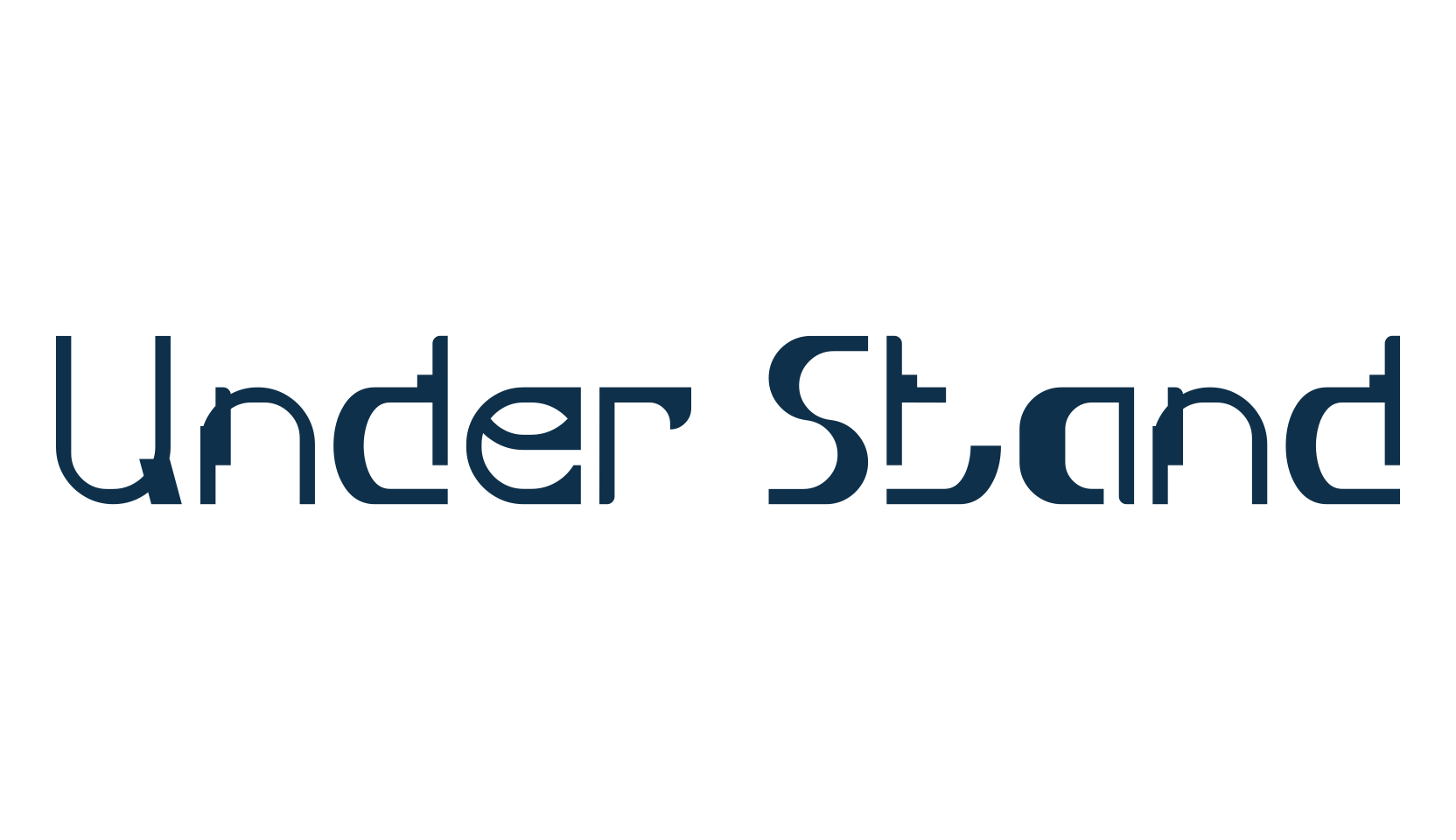 Under Stand, fancy various techno sci-fi font preview