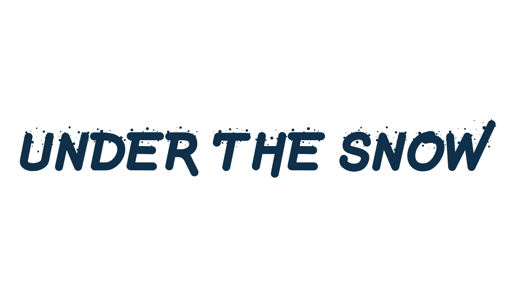 Under The Snow, fire, ice font preview