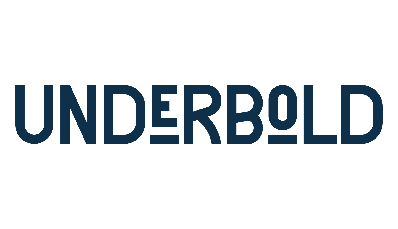 Underbold, basic sans serif font preview