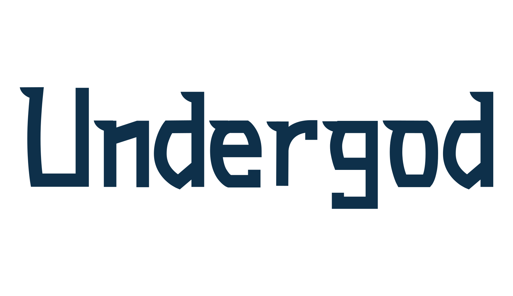 Undergod (undergod-2), gothic modern font preview