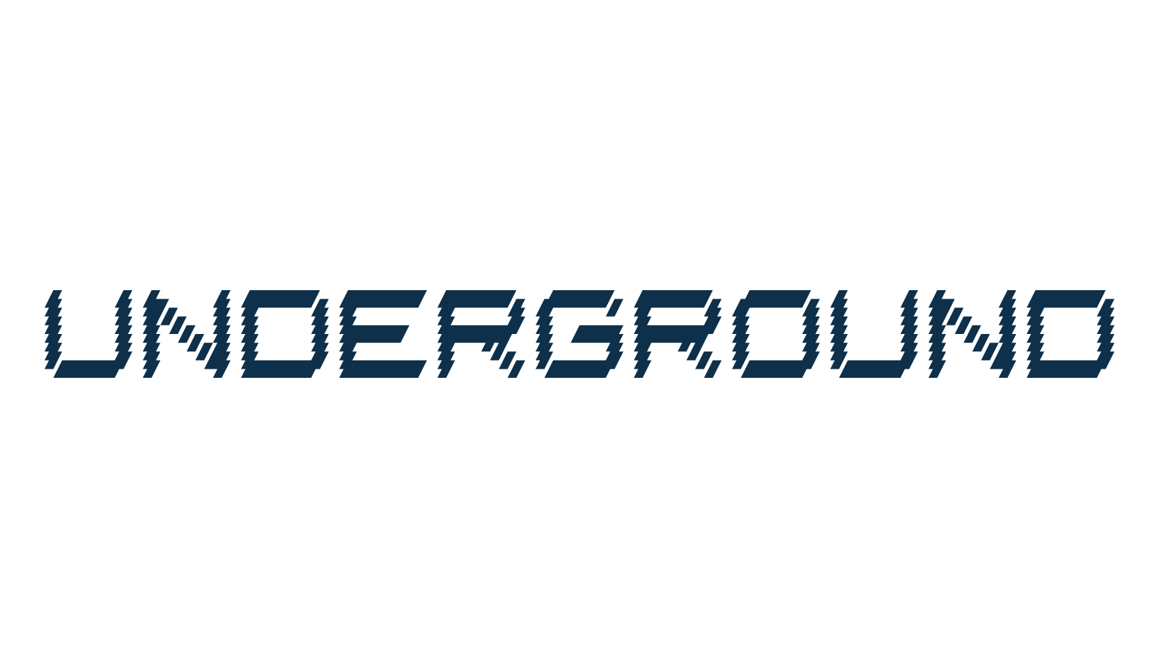 Underground, various font preview