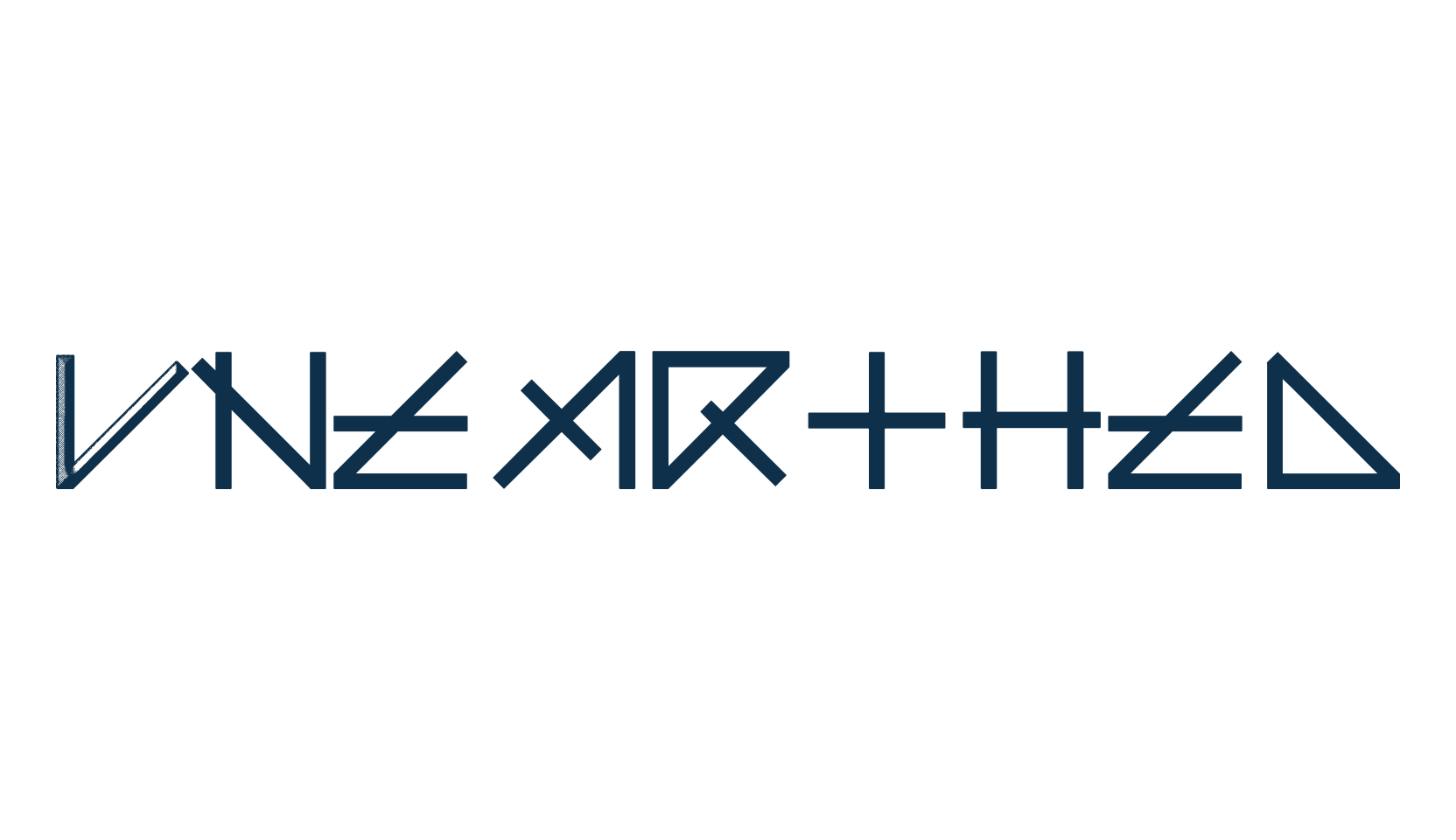 Unearthed, fancy various decorative font preview
