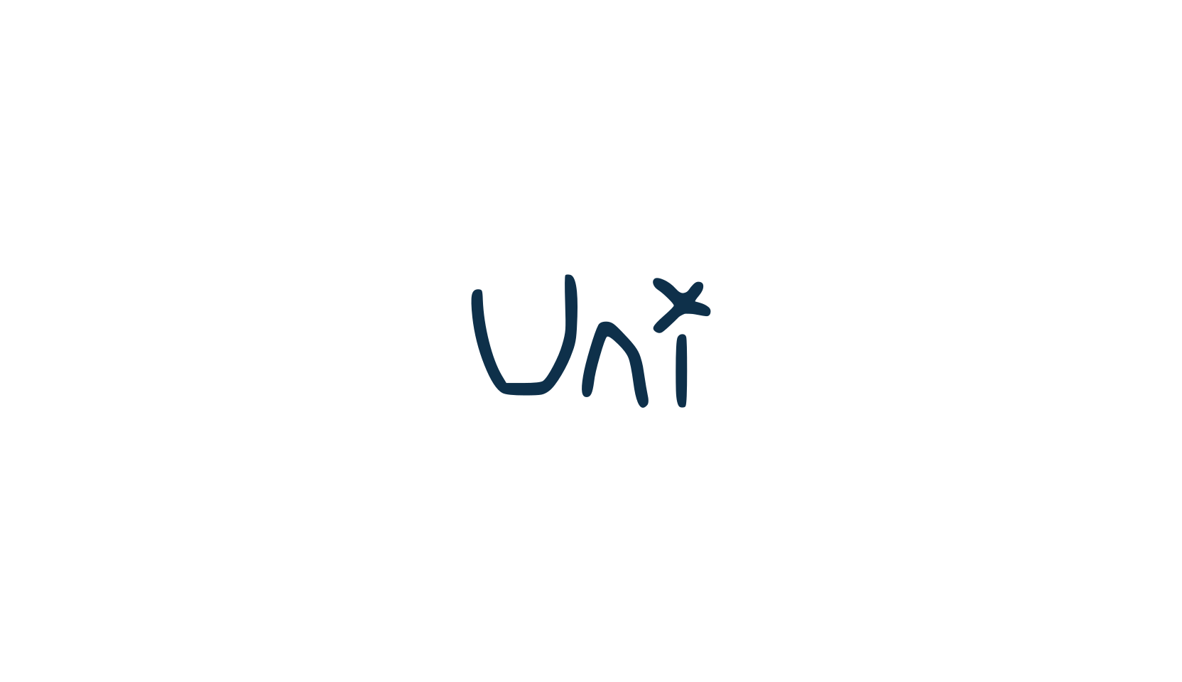 Uni, script handwritten fancy decorative calligraphy font preview