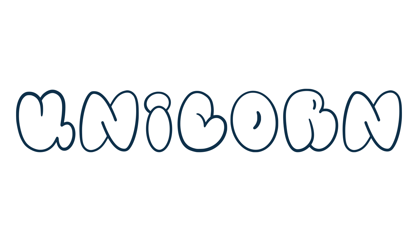 Unicorn (unicorn-6), fancy cartoon decorative font preview