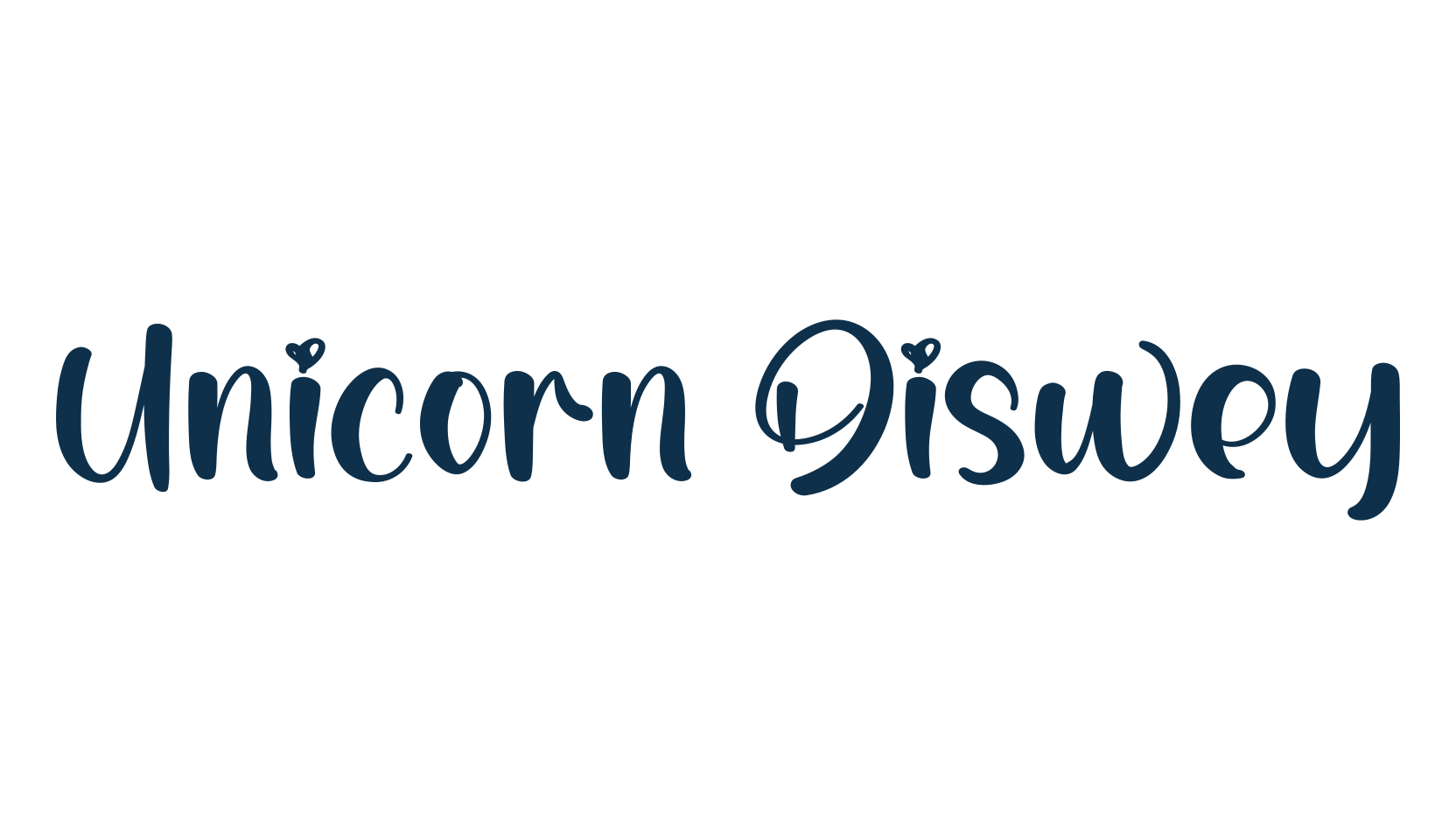 Unicorn Diswey, fancy various decorative script calligraphy font preview