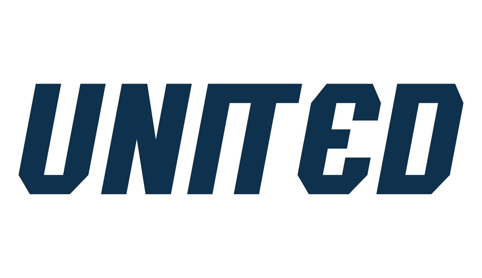 United, old school font preview